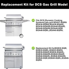 Radiant Tray and Ceramic Rod Replacement Kit for DCS Gas Grill Model BGA36 BGA48