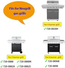 Parts DG262 Grill Burner 14 7/8″, Heat Plates 14.6″ x 4.2″, Igniter Kit fits …