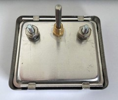 21217 Stainless Steel Heat Indicator Thermometer Fits Nexgrill 7200665 Grill