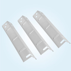 3 Pack Heat Plates for Expert Grill GBC2016WRS XG10-101-002-02 Replacement