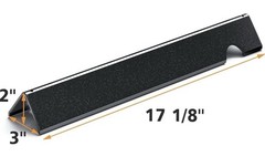 5 KEESHA Flavorizer Bars For Weber GS4 Genesis II E-310 315 335 grill, 17 1/8”