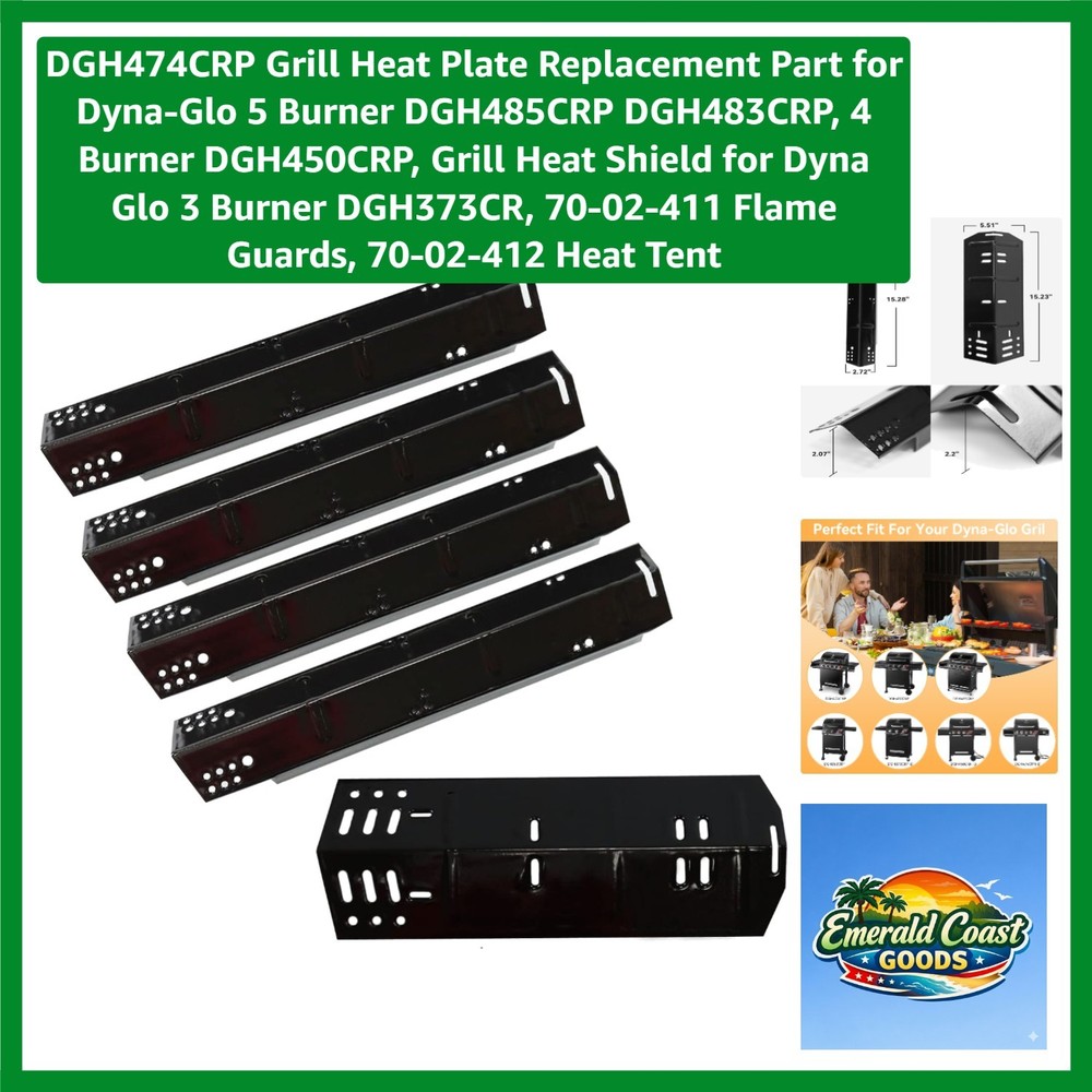 Grill Heat Plate Replacement Part for Dyna-Glo 5 Burner , 4 Burner , Grill He…