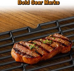 Enhance Grill Flavor: Cast Iron Grates Replacement for Nexgrill & Charbroil