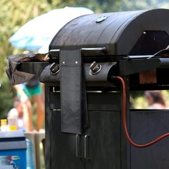 Grill Accessories Storage Bag 600D Waterproof Hanging Design 16x16x51cm
