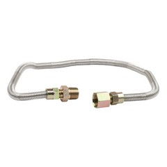 Stainless Steel 24 Inch Propane Hose Corrugated Design for Fire Pits and Grills