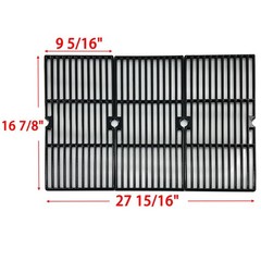Direct store Parts 16 7/8″ x 9 5/16″ Each, 16 x 27 15/16″ Total, Black