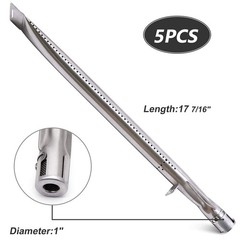 5 PCS Replacement Grill Parts Backyard BY1410100104 Dynaglo DGF510SSP Tube