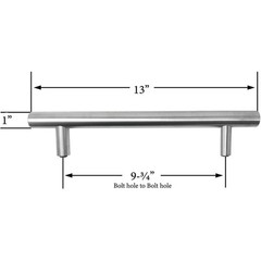 Traeger Ranger Stainless Steel Lid Handle Kit, HDW423-AMP