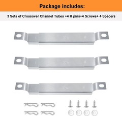 Adjustable Stainless Steel Crossover Tube Kit for Charbroil 2-4 Burner Gas Gr…