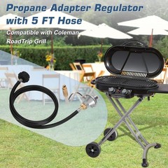 5 Foot Propane Adapter Hose Grill Regulator for Coleman Roadtrip