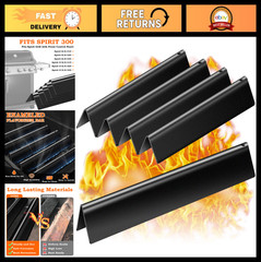 15.3″ Flavorizer Bars for Spirit Grill Parts – 5 Pcs Heat Plates, Fits GS4 & II