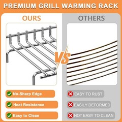 Grill Warming Rack for Home Depot Nexgrill 720-0830H Replacement Parts, Upper…
