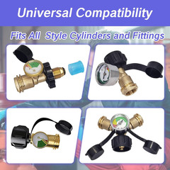 5 Packs Propane Tank Valve Cover Caps Protective Dust Caps Plugs for LP OPD Fill
