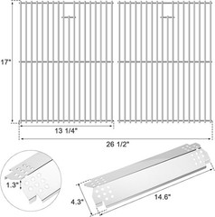 Parts for Nexgrill 720-0830H 720-0888/720-0888N Cuisinart CGG-7400 – 17″