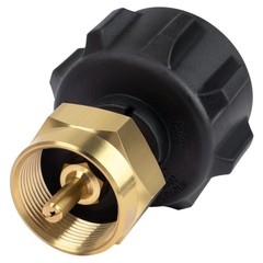 GASPRO Propane Refill Adapter, Fill 1 Pound Black