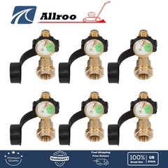 6PCS Universal Propane Tank Adapter to Convert POL LP Tanks to Qcc1/Type1