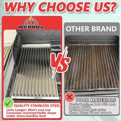 Infrared Grill Grate Replacement for 3-Burner Charbroil Performance, 3-Pack