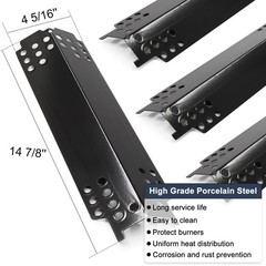 Grill Rebuild Kit for Charbroil 463436215 Burner Heat Plate Carryover Tube