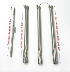 Flavorizer Bars and 69787 Grill Burner for Weber Spirit and Spirit II 300 Series