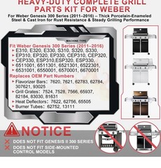 Grill Parts Kit for Weber Genesis 300 310 330 Genesis E330 E310 S310 S330 EP3…