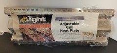 ProLight Adjustable Grill Heat Plate 15.75″ – 18.75″ Stainless Steel (D)