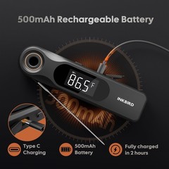 INKBIRD Dual Screen Display 0.5 Sec Rechargeable Instant Read Meat…