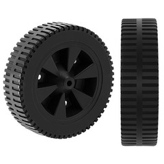 463344015 G437-0037-W1 7 Inch Wheels Replacement Parts for Charbroil Grill Wheel