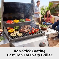 Upgrade Your Spirit 200 Grill with Cast Iron Grates