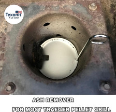 Ash Remover for Pellet Grill Burn Pot, Compatible with Most of Traeger Pit Boss