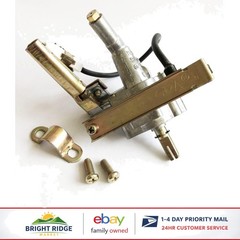 BBQ Grill Gas Valve, 45° Angle Design, Stainless Steel for Long Lasting Use