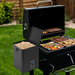 Pellet Smoker Hopper Assembly Kit Electric Wood Grill Part Hopper Conversion Set