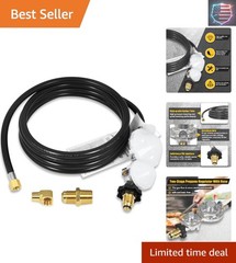 12 FT Compatible for mr heater buddy heaters Propane Hose with Regulator for …