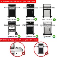 Replacement Parts for Weber Spirit II E310 E320 E330 S-310 S-320 S330 Gas Grill