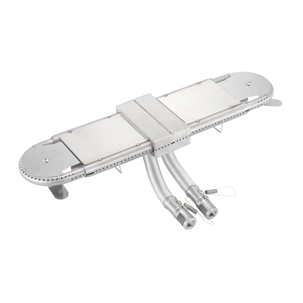 Universal Grill Replacement BBQ Adjustable Bar Burner Oblong Tube Burner for