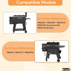 Flame Broiler Kit Replacement Parts for Pit Boss Pellet Grill PB820, PB850 Serie