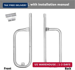 Uniflasy 41862 Grill Burner for Weber Q200, Q220, Q2000 Q2200, 396000, 396001, 3