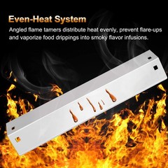 Adviace Heat Plates Replacement Parts for Char Stainless Steel
