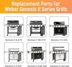 Grill Flavorizer Bars Heat Deflectors for Weber Genesis II 400 410 440 Porcelain