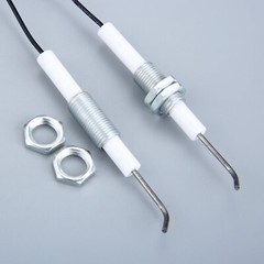 2X Piezo Spark Ignition Set Push Button With Cable 300mm For Gas Grill Oven BBQ