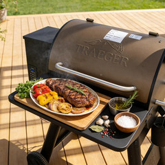 Folding Front Shelf for Traeger Pro 22, Pro 575, Ironwood 650 Pellet Grills, BAC
