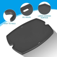 7582 Grill Griddle for Weber Q1000 Q1200 Q1400 Q100 Q120 Q140 Series, 50060001