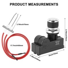 Universal Double Ignition Kit Electronic Igniter, Upgraded Touch Button Propa…