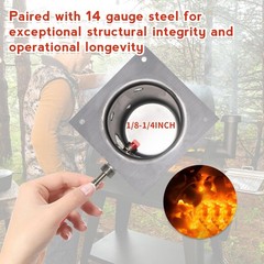 Meatender 7-Hole Firepot & Hot Rod Igniter Kit 1 + 1