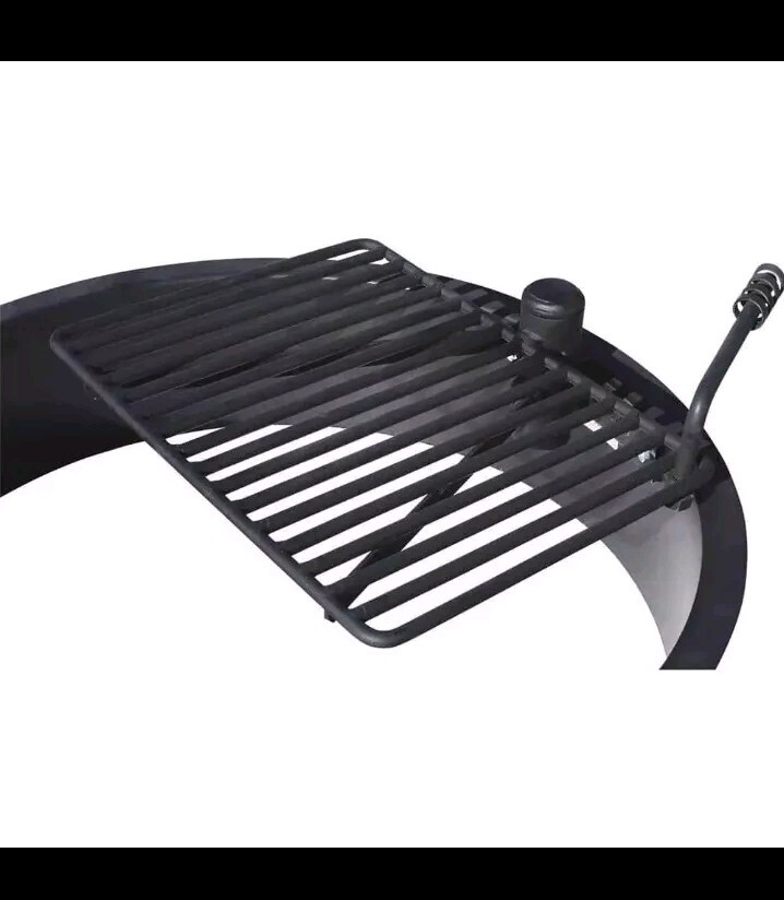 Necessories Grill Grate 19.25″L x 16.5″W Steel Swivel Outdoor Cooking Accessory