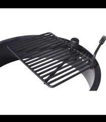 Necessories Grill Grate 19.25″L x 16.5″W Steel Swivel Outdoor Cooking Accessory