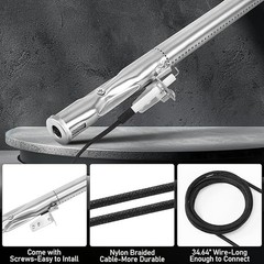 Grill Replacement Parts for 4 Burner Nexgrill: Burners, Heat Plates, Ignitors