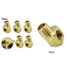 1/4 Brass 90 Deg Street Elbow Male x Female NPT for Industrial Fluid Handling