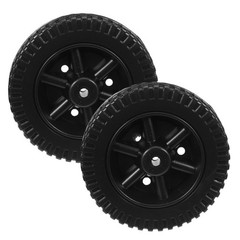 2 PCS Hollow Blow Molding Wheel Replacement for Rolling Cart Bbq Grill Tires