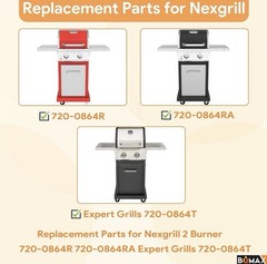 Grill Replacement Parts for Nexgrill 2 Burner 720-0864RA Nexgrill 720-0864R,