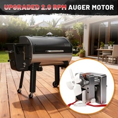 2.0 RPM Auger Motor Replacement for Wood Pellet Grills & Smokers, 120V 60Hz